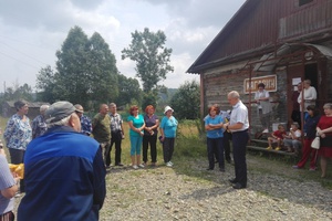 Сегодня глава Мысков Дмитрий Иванов встретился с жителями поселка Тутуяс.