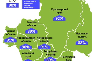 Кузбасс за неделю вошел в число регионов Сибири с самой высокой долей выздоровевших от коронавируса.