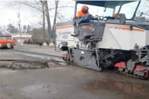 В Мысках приступили к ремонту дорог по нацпроекту