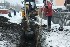 В микрорайоне ГРЭС завершены работы по прокладке сетей канализации по улице Комарова.