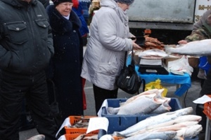 Третьего ноября в Мысках прошла продовольственная Ярмарка.