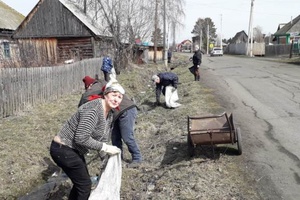 Жители поселка Бородино первыми поддержали акцию «Кузбасс в порядке!».