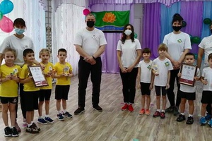 Мысковские дошкольники приняли участие в областном фестивале «Малыши Кузбасса шагают в ГТО».