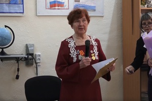 В школе № 9 открыли кабинет русского языка и литературы имени ветерана педагогического труда, учителя Нины Клещеневой.