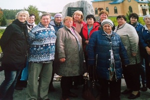 Члены семей погибших шахтеров из Мысков посетили Гавриловский источник.