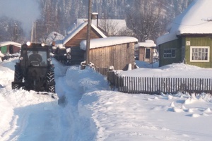 В течение недели городские улицы и переулки должны быть очищены от снежных заносов.