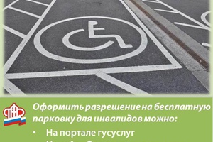 С 2021 г бесплатная парковка для инвалидов будет подтверждаться данными Федерального реестра
