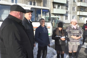 Из-за большого количества обращений от жителей п.Ключевой и п.Шоферской сегодня был изменен маршрут объезда городских территорий.