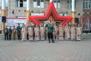 В Мысках прошел городской фестиваль «Горной Шории сыны — защитники родной страны», посвященный 80-летию Победы в Великой Отечественной войне