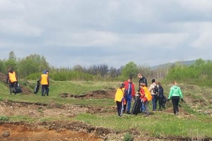 На территории Мысковского городского округа была проведена международная акция «Чистые берега Евразии».