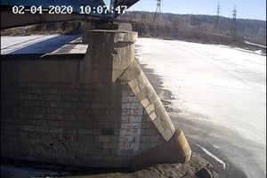 Мысковчане могут в режиме онлайн следить за уровнем воды в реке Мрас-Су.