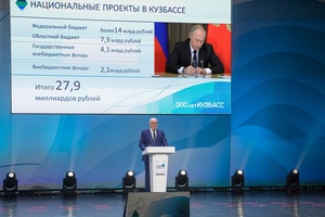 Сергей Цивилев: Благодаря нацпроектам в 2019 году в регион удалось дополнительно привлечь почти 28 млрд рублей.