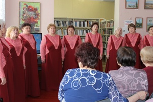 Накануне праздника весны - 8 марта в библиотеке-филиале № 2 прошла встреча в клубе «Ветеран».