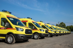 28 новых автомобилей скорой помощи пополнили автопарки медицинских организаций Кузбасса.