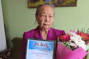 Сегодня ветерану труда Олимпиаде Куюковой исполнилось 85 лет.