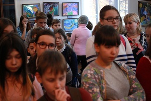 В галерее «АРТ Сегодня» состоялось торжественное открытие выставки «Мы – дети космоса».