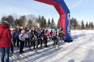 В Мысках состоялась XXXVII открытая Всероссийская массовая лыжная гонка «Лыжня России».