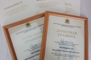 Социальные работники Мысков стали обладателями областных наград.