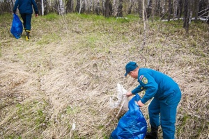 В Мысках стартовала акция «Чистый лес – территория без огня».