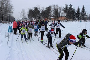 4 марта на Бородинском поле п.Ключевой состоялись соревнования по лыжным гонкам на приз газеты «Мыски».